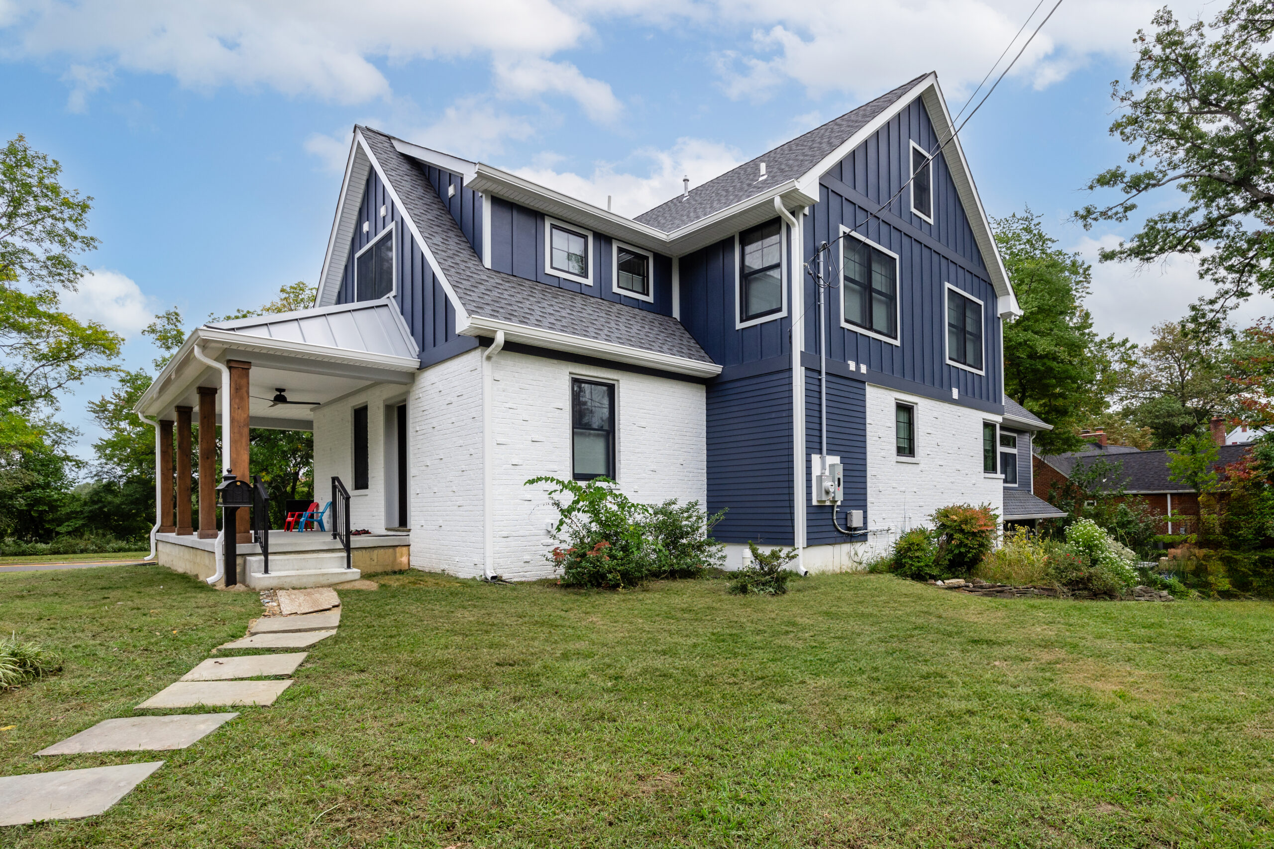 Skilled team constructing a home addition in New Jersey.