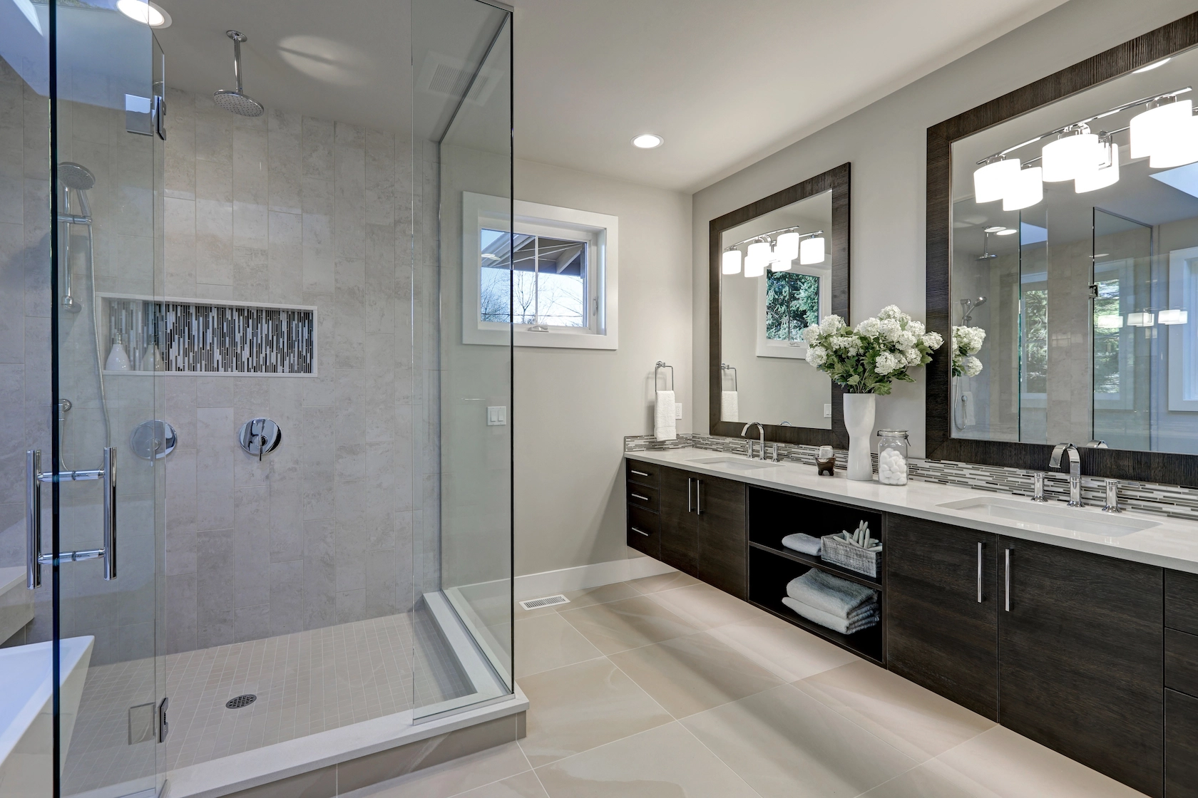 Expertly remodeled bathroom by KaDi Construction Group LLC in New Jersey.