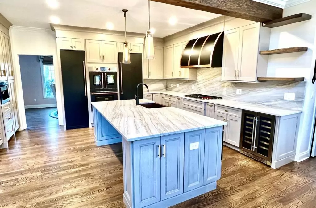 Beautifully remodeled kitchen by KaDi Construction Group LLC in New Jersey.