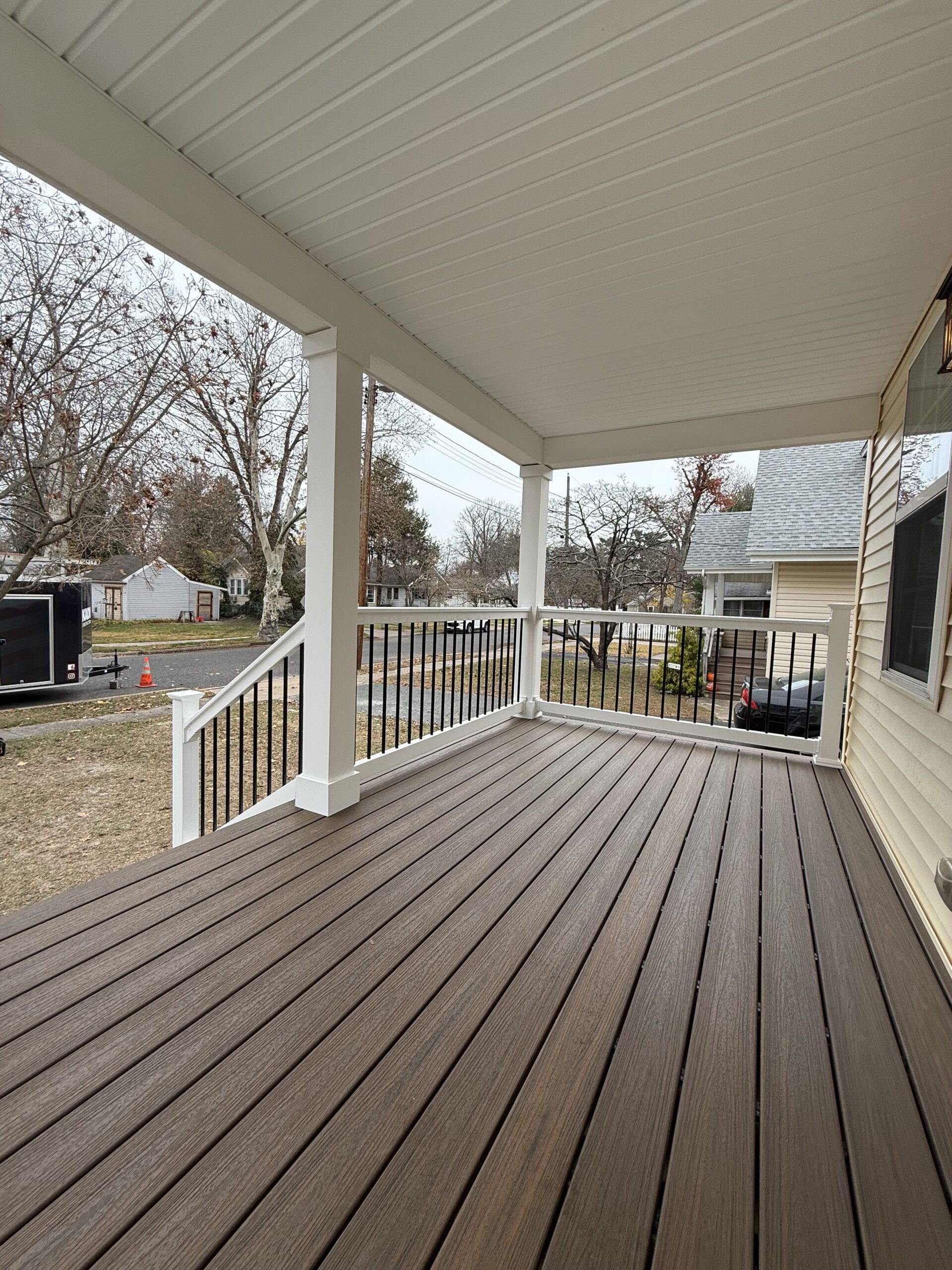 deck installation project