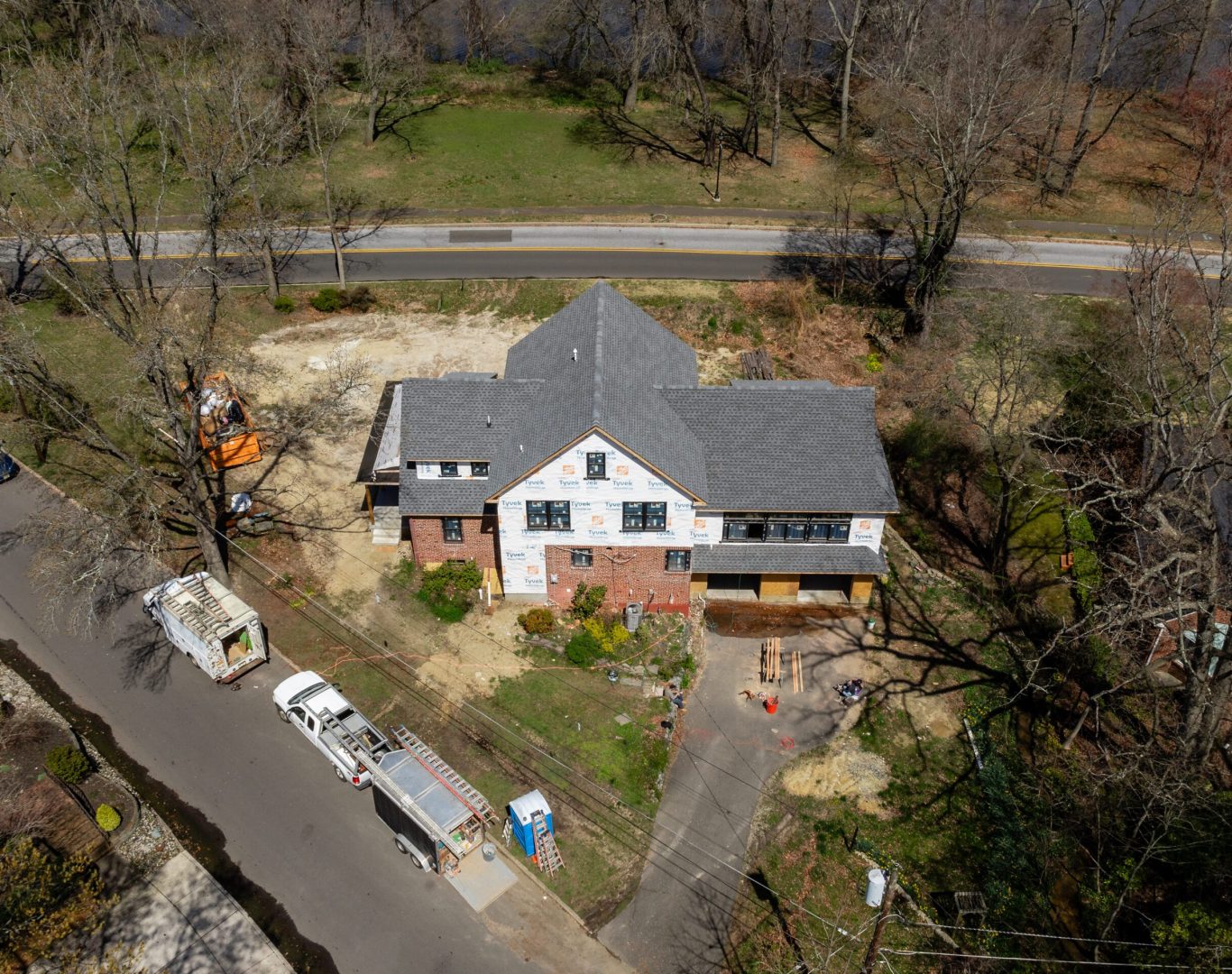 Professional roofing team at work in New Jersey.