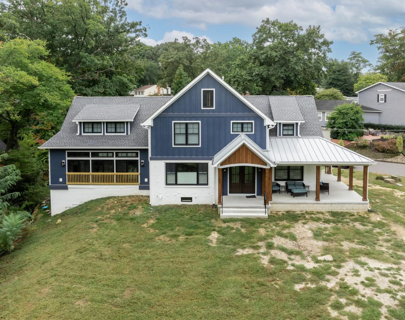 Local team performing roof repair in Galloway, NJ on storm-damaged home